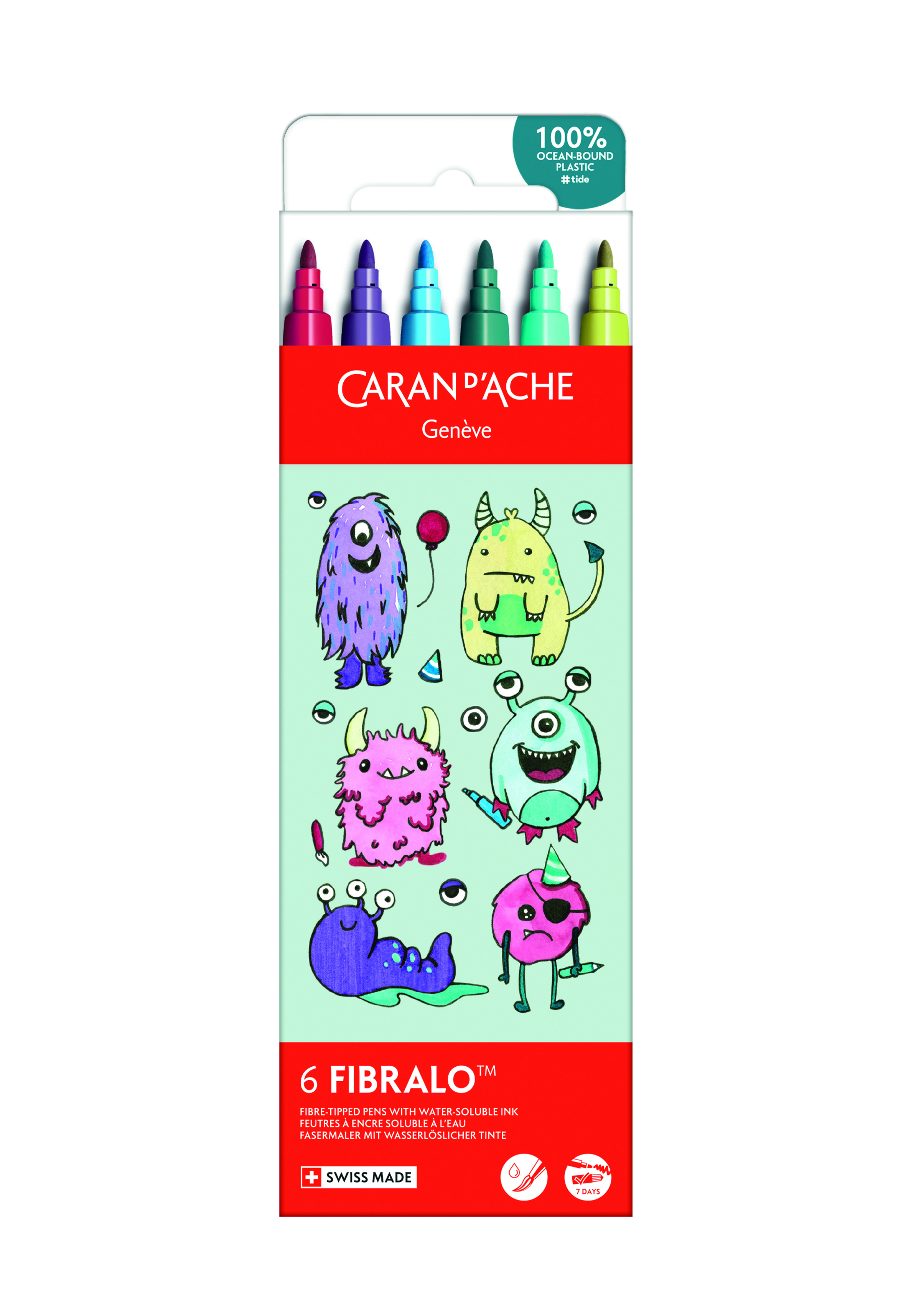 Fibralo Kawaii  Monsters 6 asst. pcs.