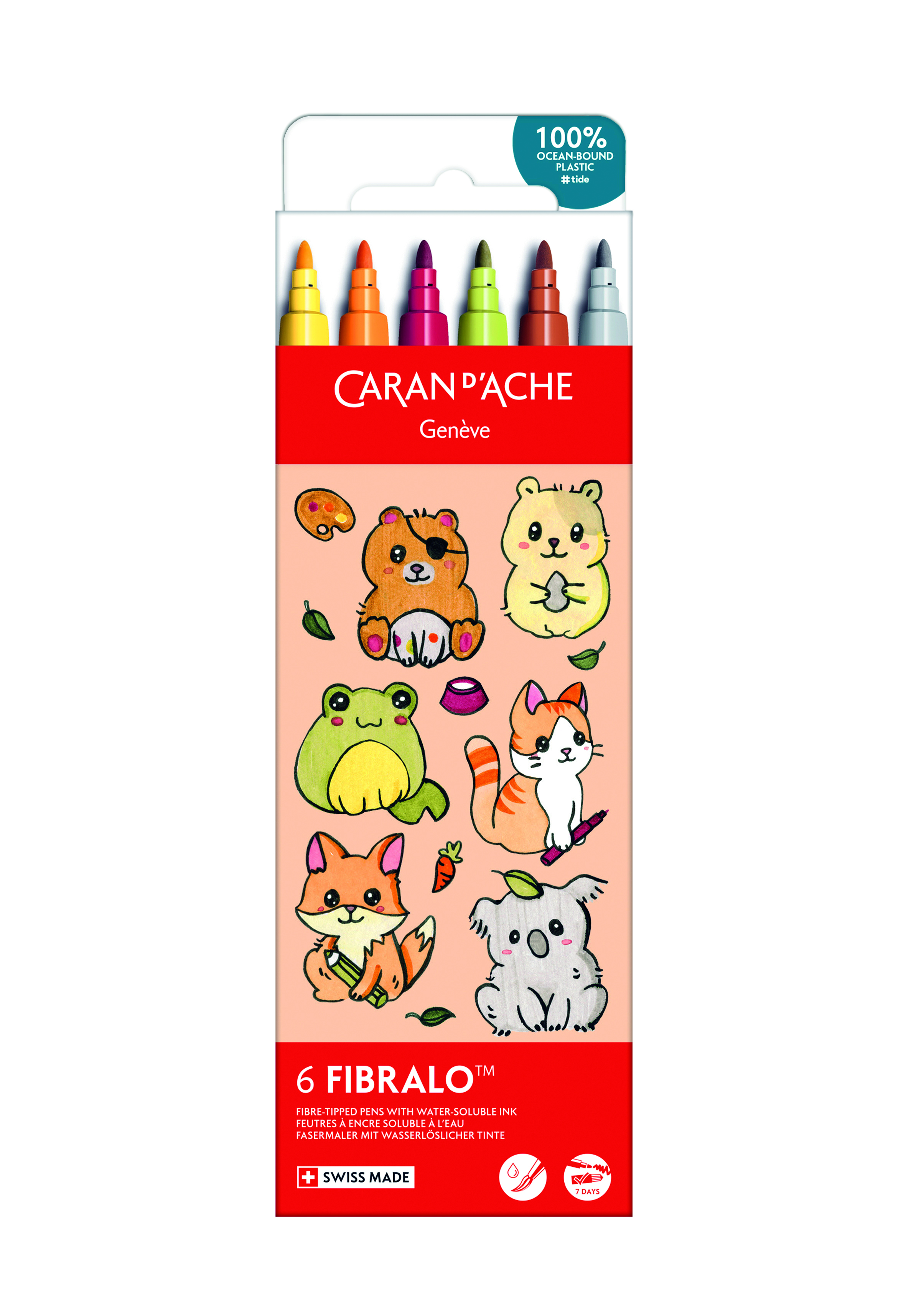 Fibralo Kawaii Animals 6 asst. pcs.