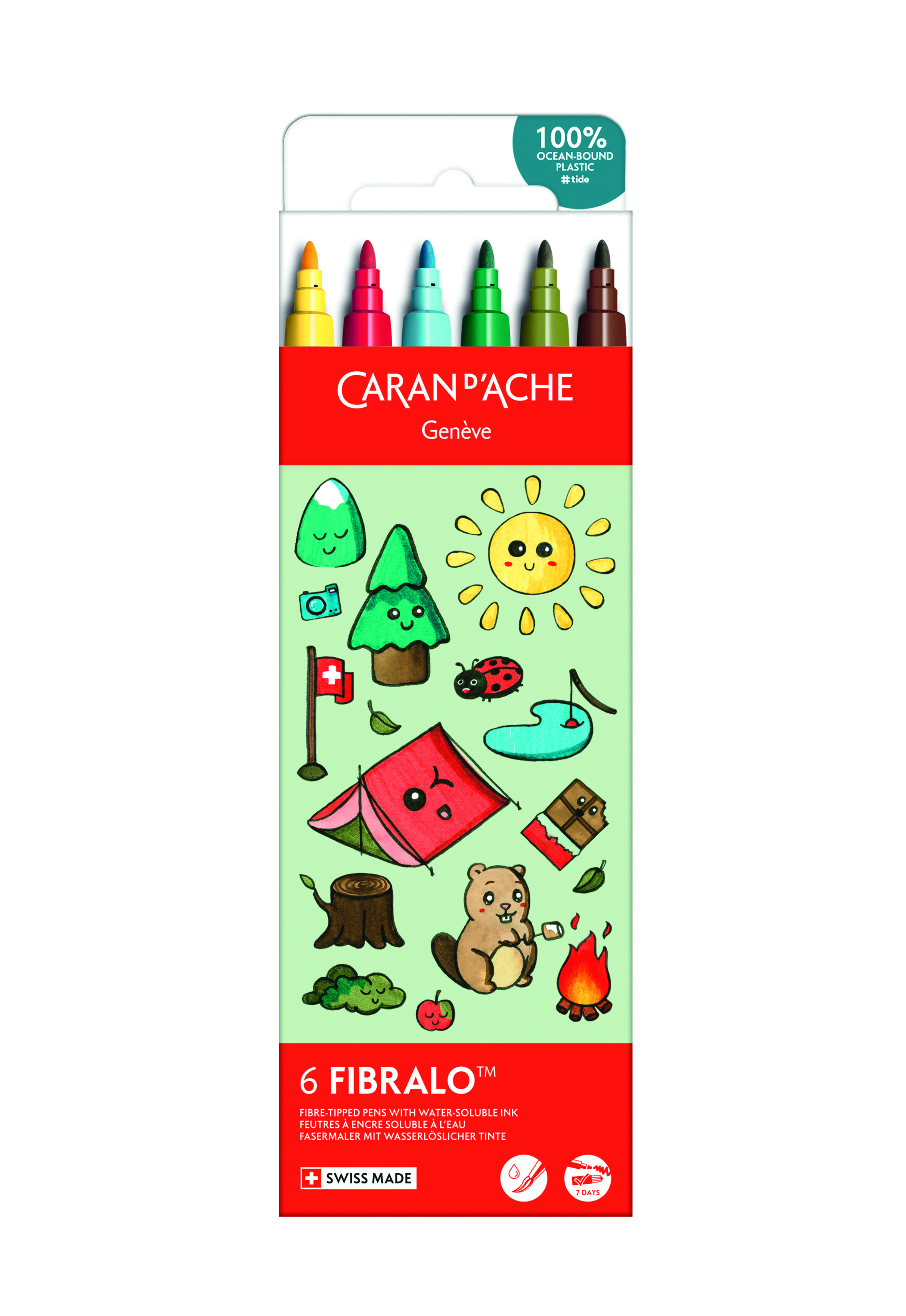 Fibralo Kawaii Swiss  6 asst. pcs.