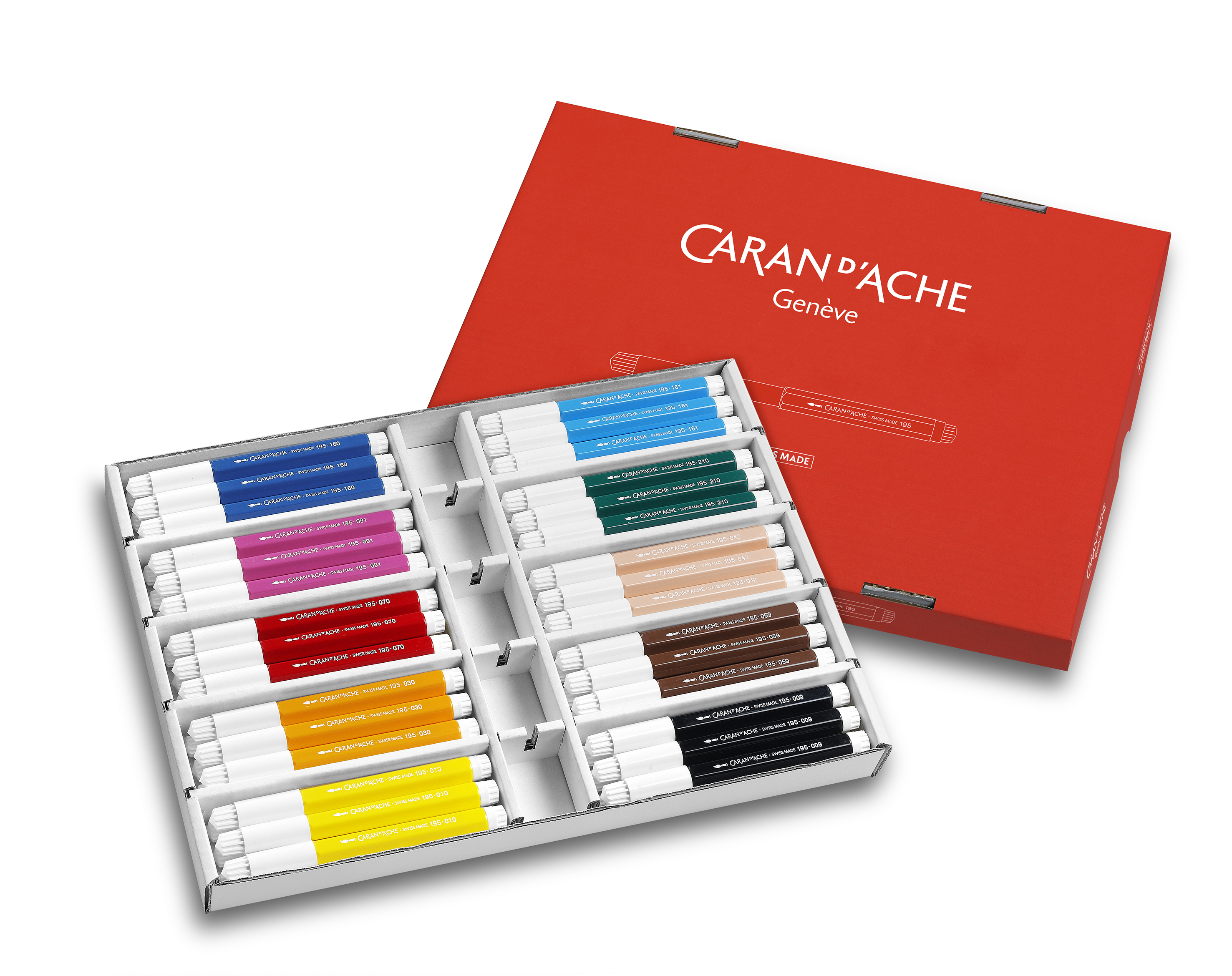 Swisscolor Fibre Maxi Classroom pack 10 colors/6 markers