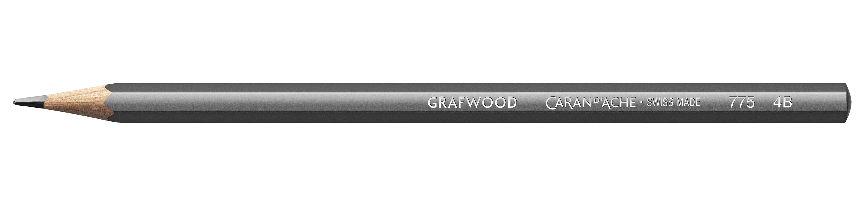 Grafwood - graphite pencil 4B - 3 pc