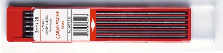 TECHNOGRAPH leads 2mm 2B,12 p