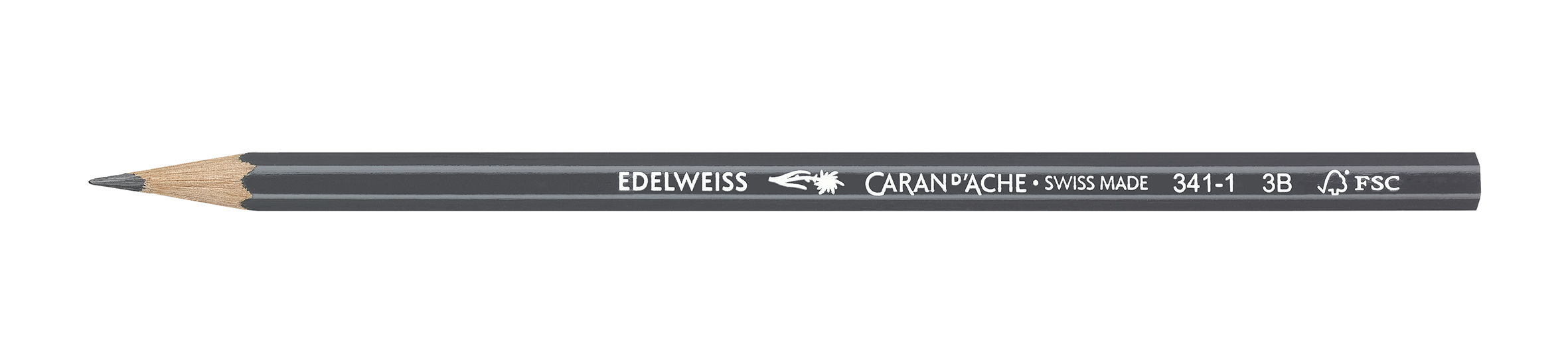 School Graphite Pencils Edelweiss- grey 3B -box of 12