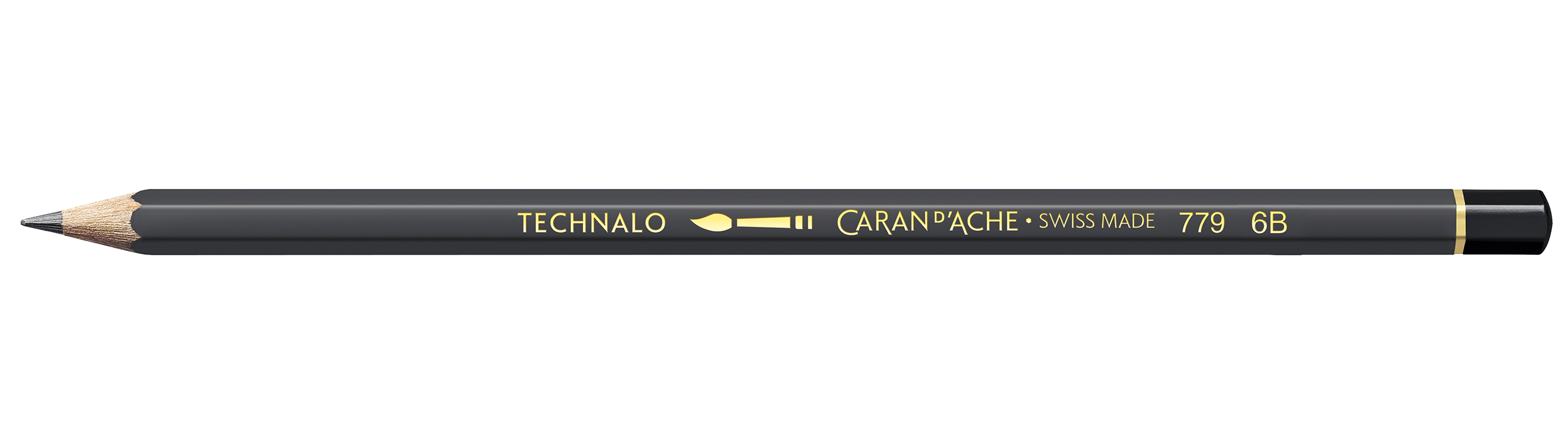 Graphite pencil Technalo 6B watersoluble- 3 pk.