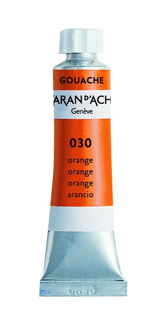 Gouache tube orange, 10 ml