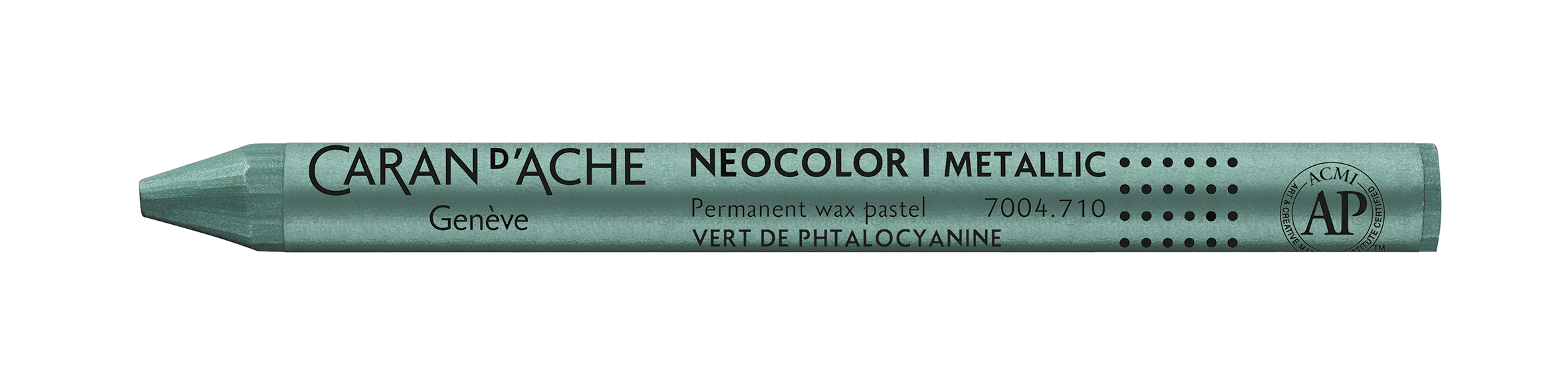 Neocolor I Metallic Phthalocyaine green - 10 pastels