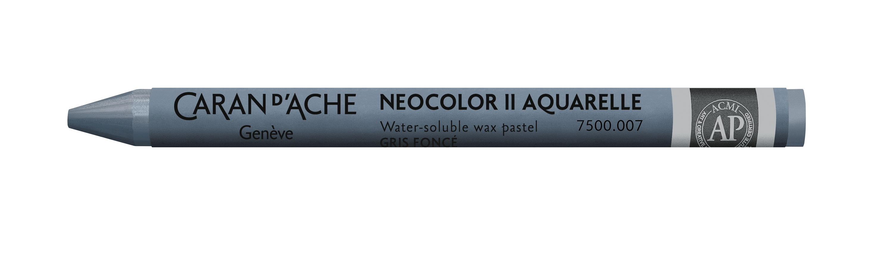 Neocolor II dark grey - 10 watersoluble pastels