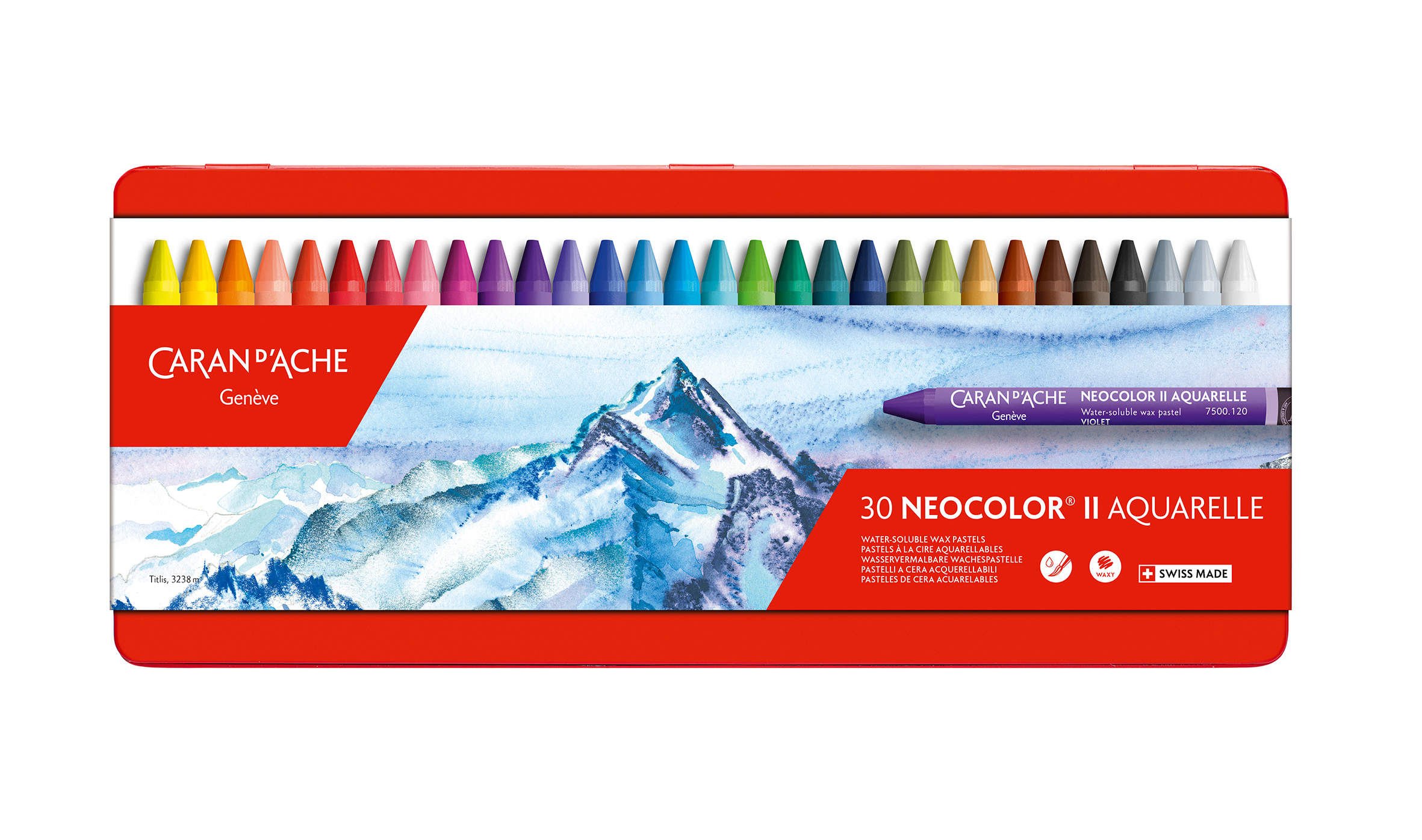 Neocolor II - 30 assorted colors