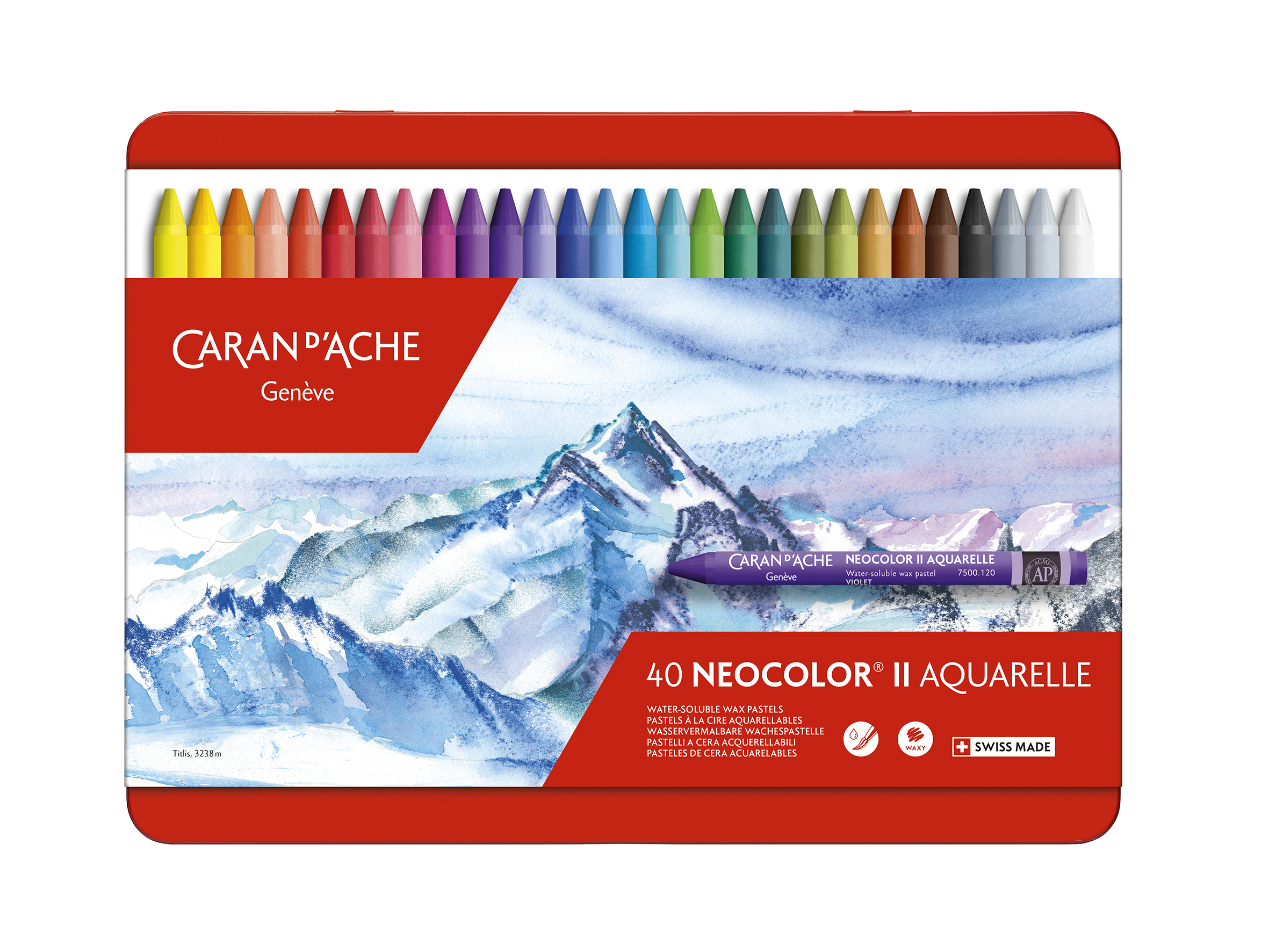 Neocolor II - 40 assorted colors
