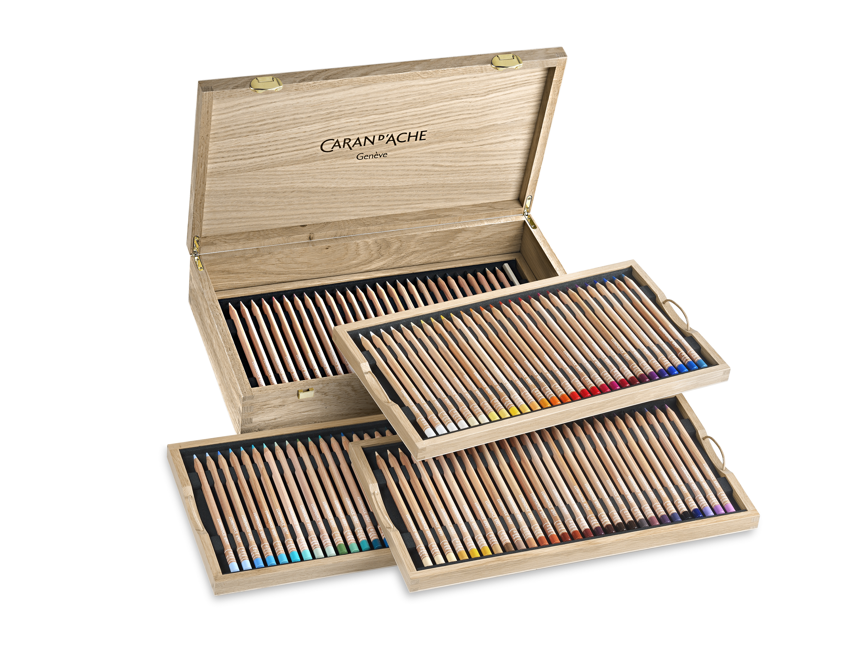 Wooden box Luminance 100 pencils