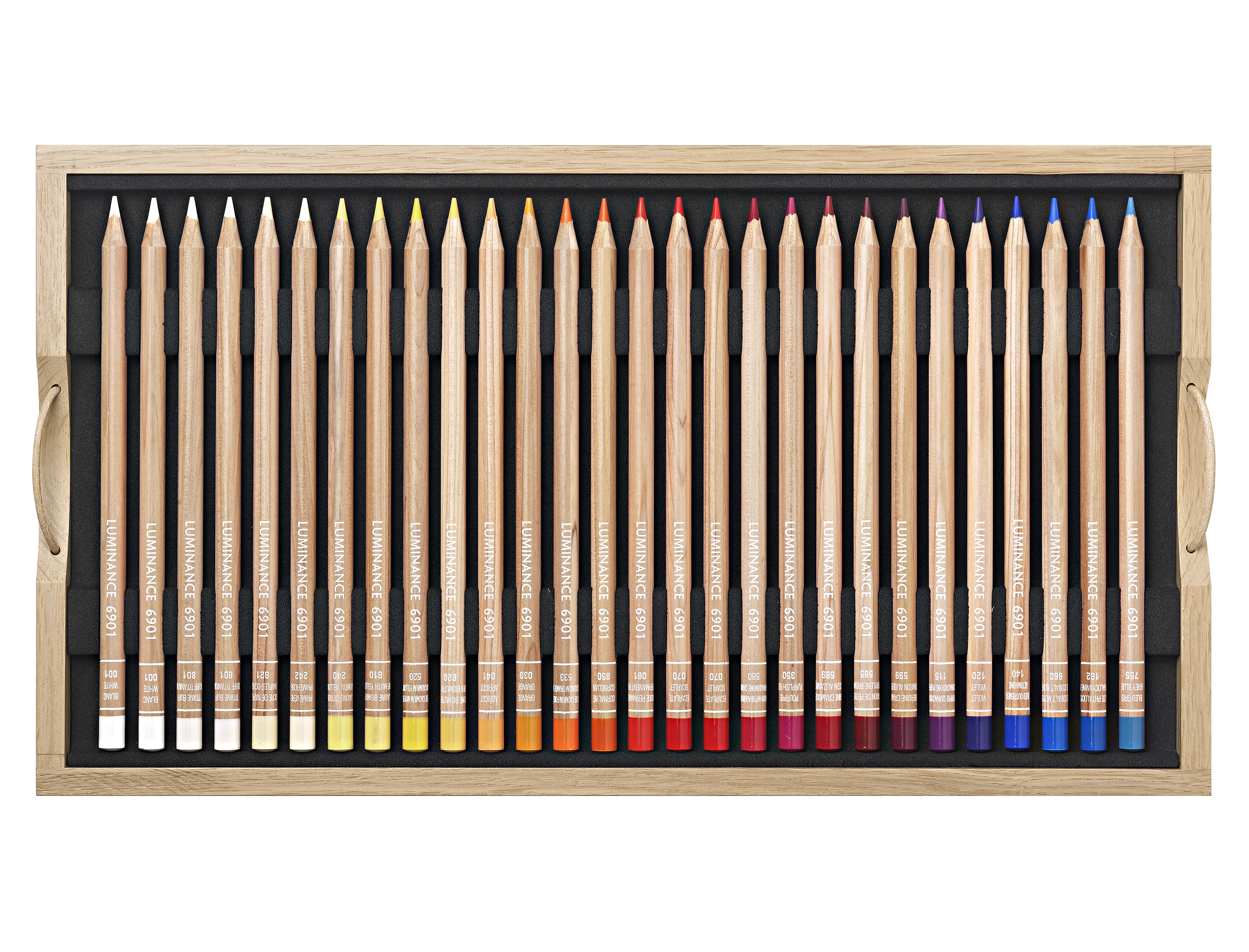 Wooden box Luminance 100 pencils
