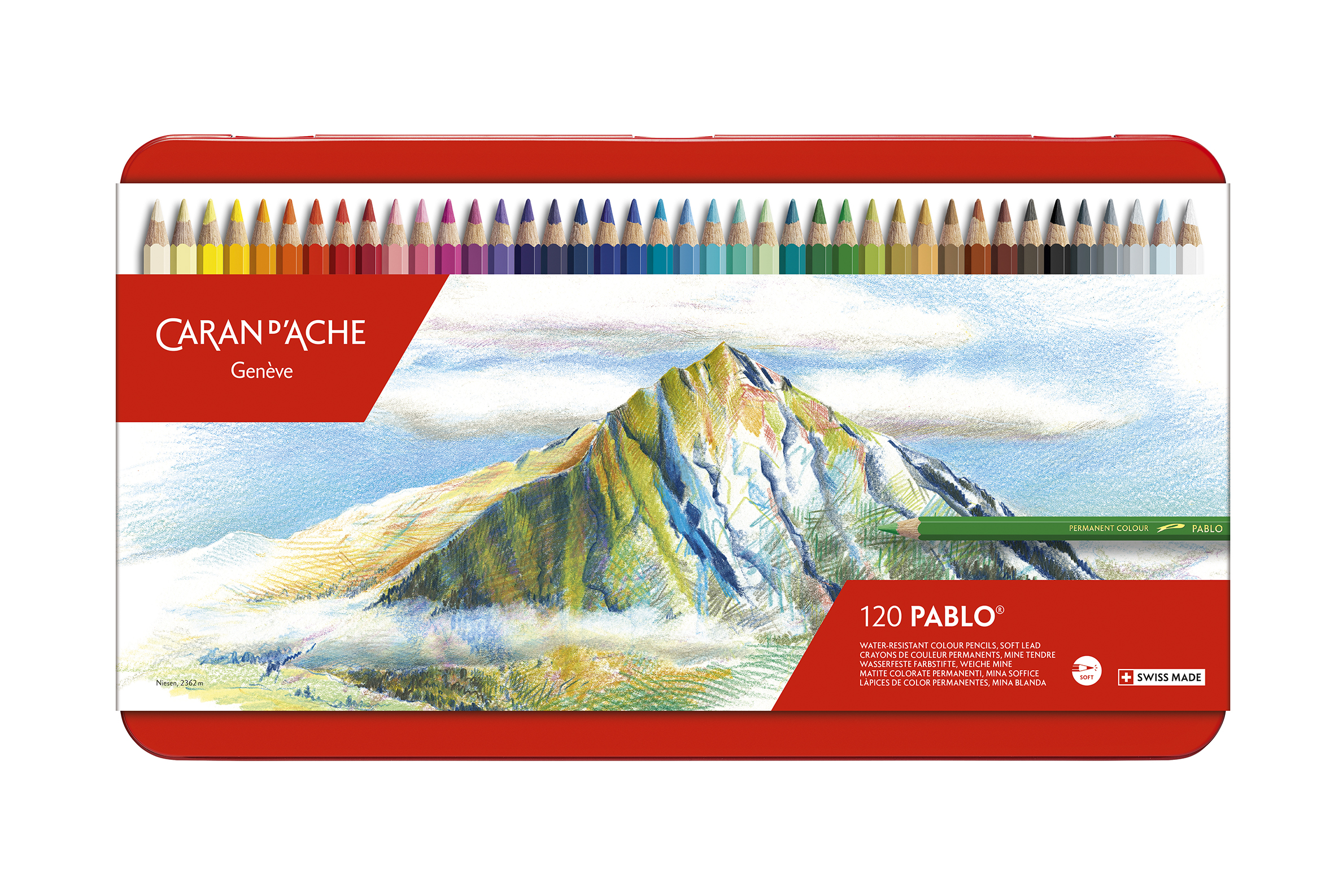 Pablo, metal box  120 Colour pencils