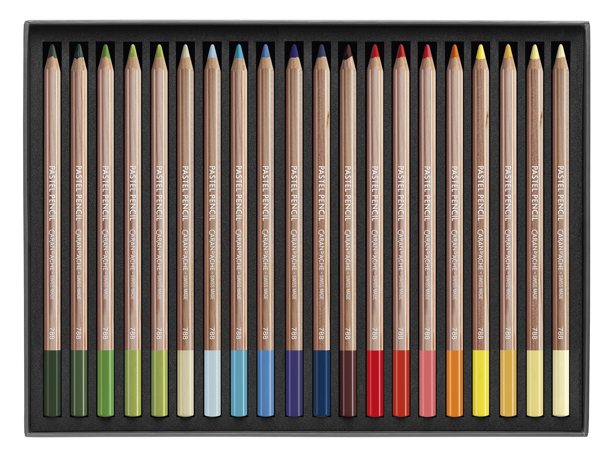 Pastel pencil 40 assorted color set- Prop 65 sticker