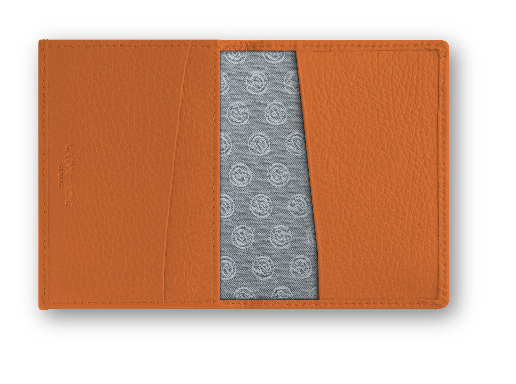 Leather Collection - Business Card Holder, Leman saffron
