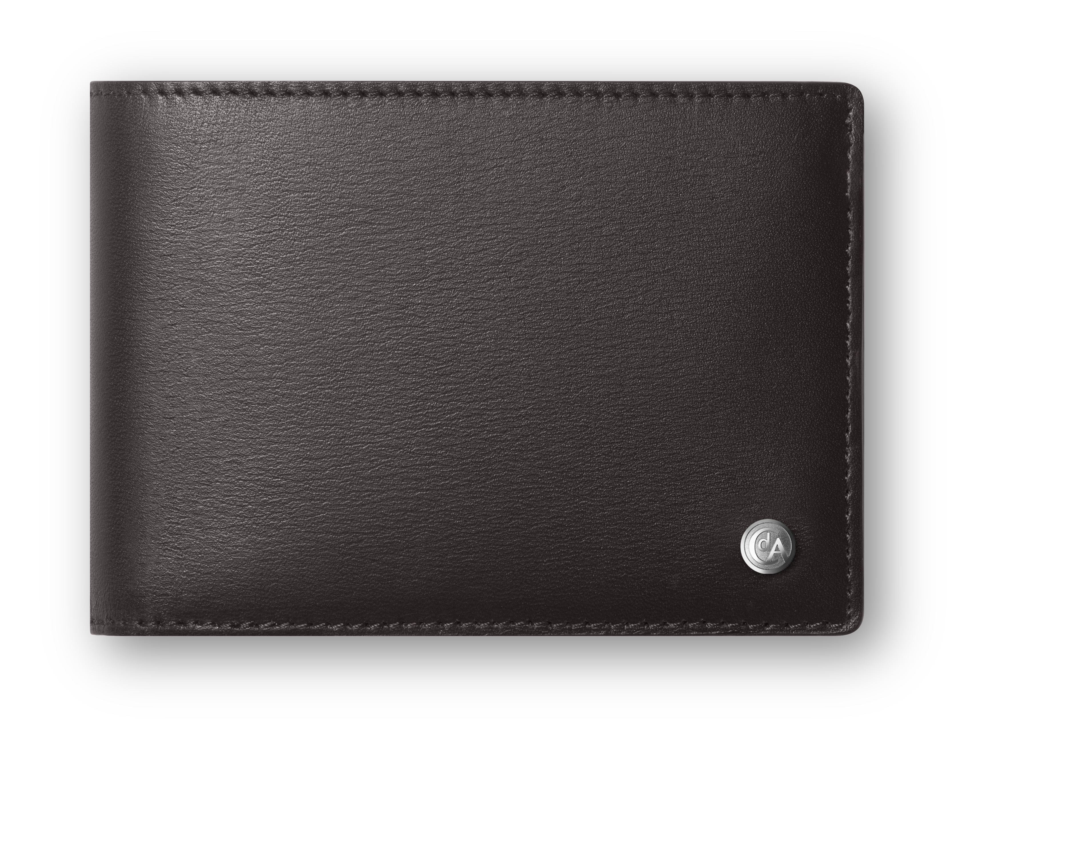 Leather Collection - Wallet with Coin Case, 10 Cards, ebony