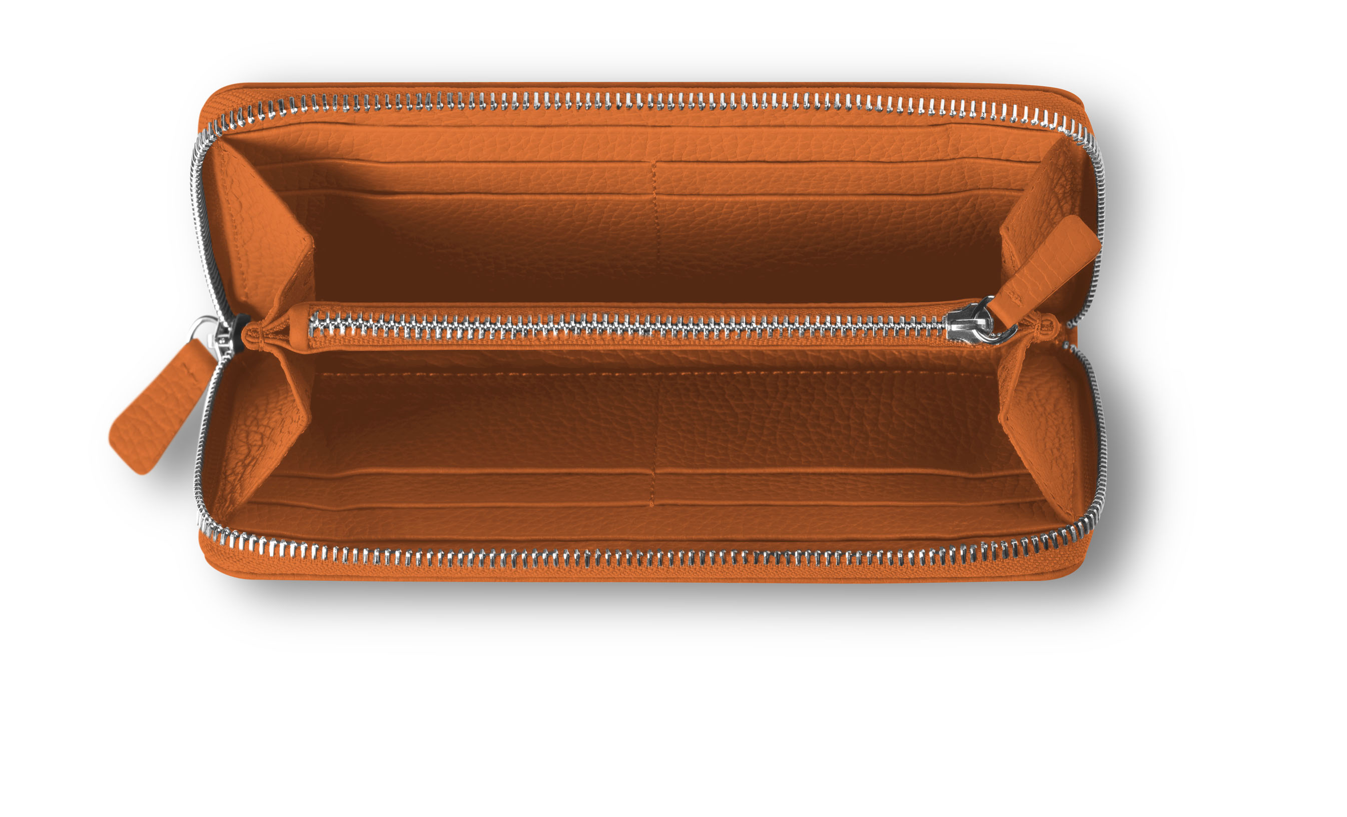Leather Collection - Woman's Wallet, saffron