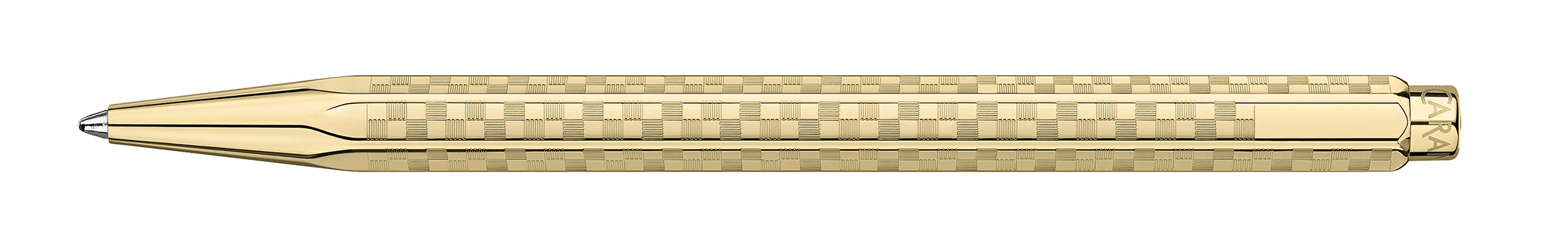 Ecridor  Damier Ballpoint Pen Gold