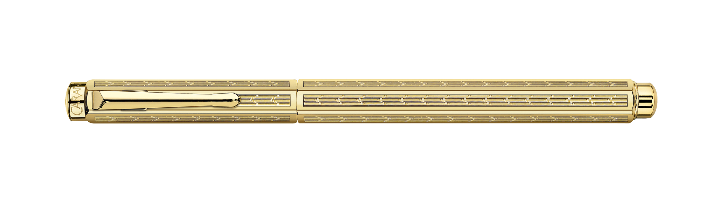 Ecridor Collection "Chevron" gilded Fountain pen, nib M