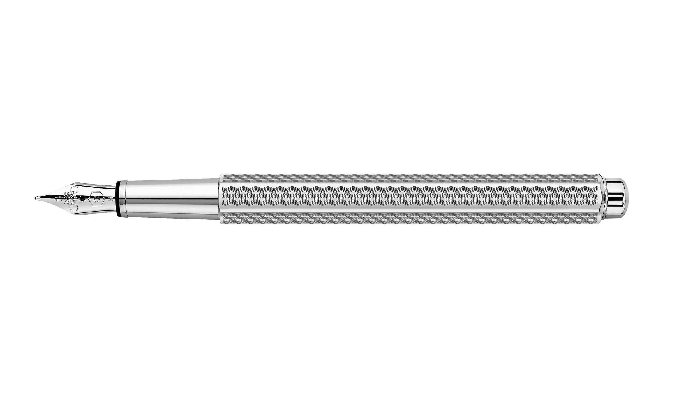 Ecridor Collection "Cubrik" Palladium coated Fountain pen, nib M