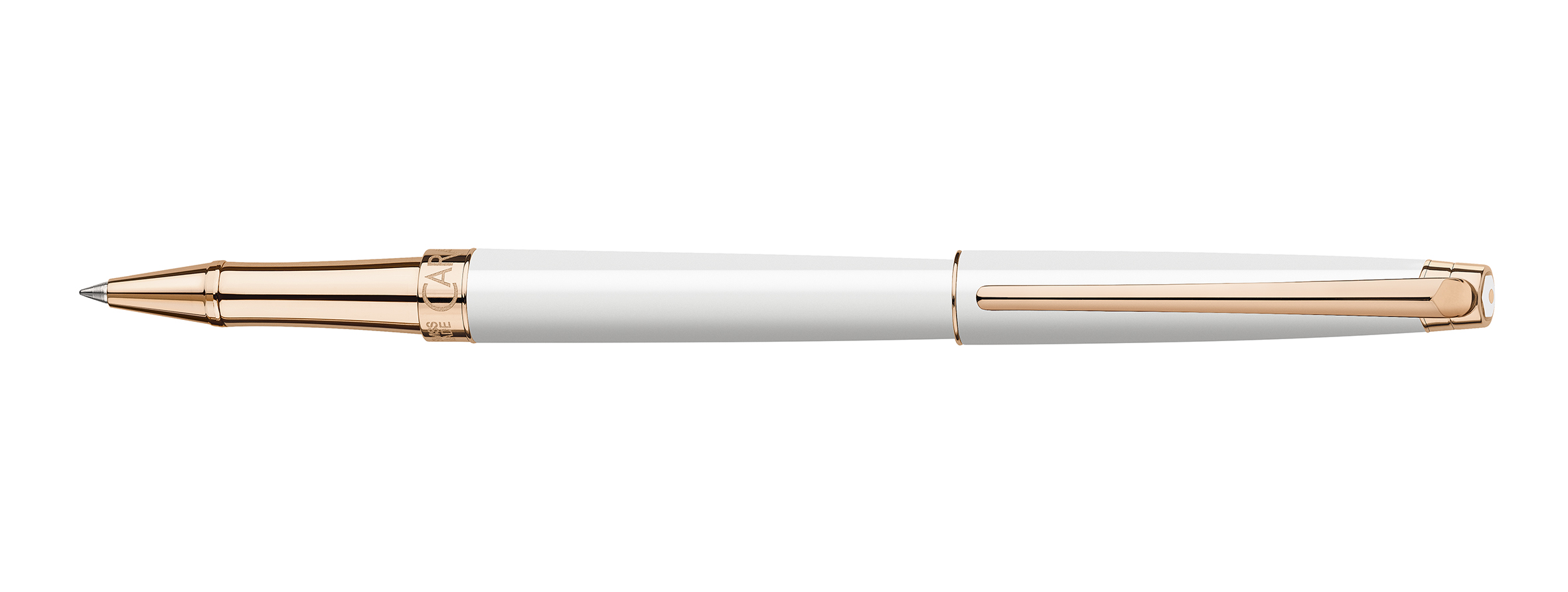 Leman Slim Collection White Rosegold pl. Roller Pen
