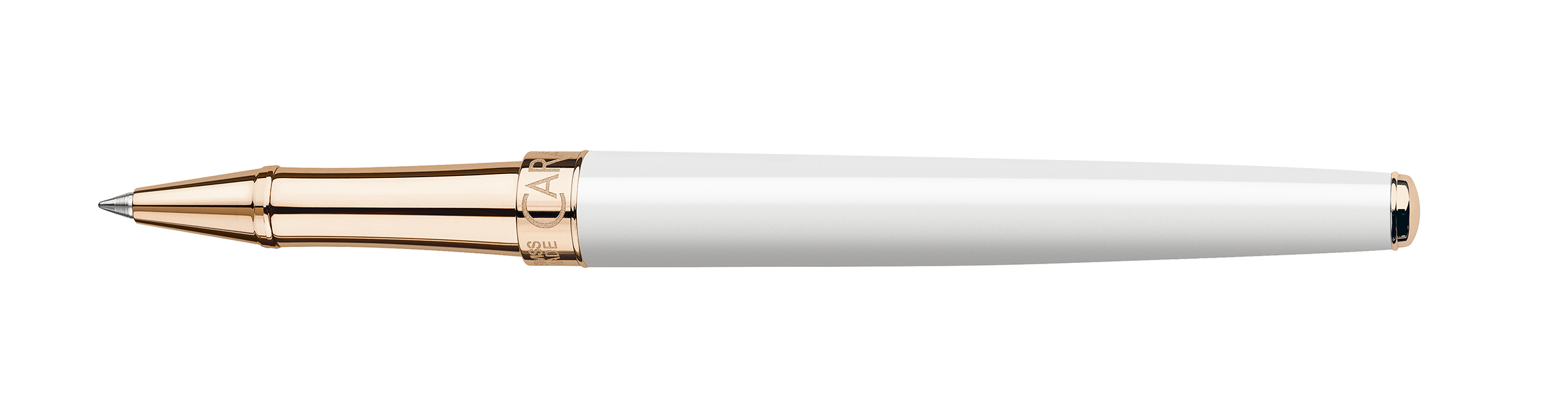 Leman Slim Collection White Rosegold pl. Roller Pen