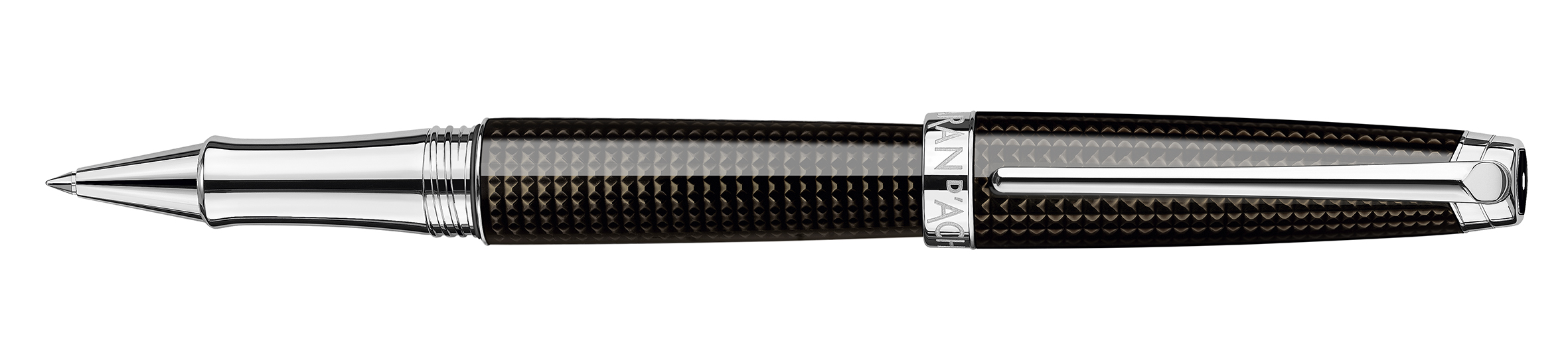 Leman V2  Collection De Nuit silver plated/rhodium coated Roller Pen