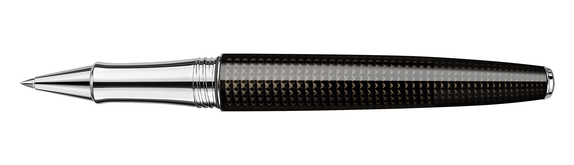Leman V2  Collection De Nuit silver plated/rhodium coated Roller Pen