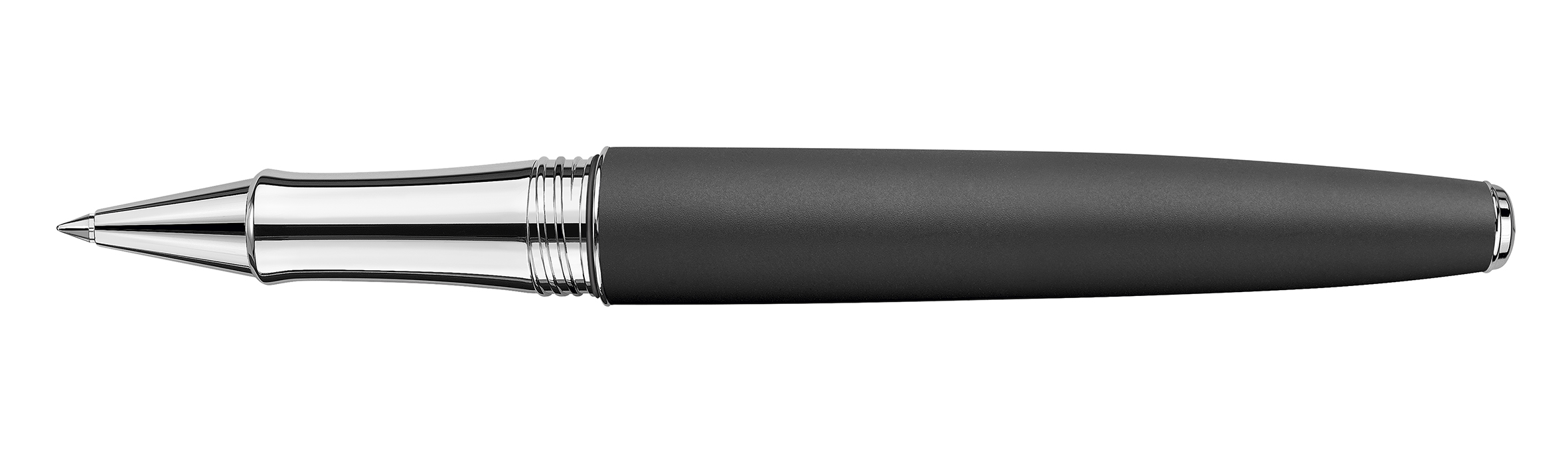 Leman V2 Collection Black matte, silver pl./rhodium coated Roller pen