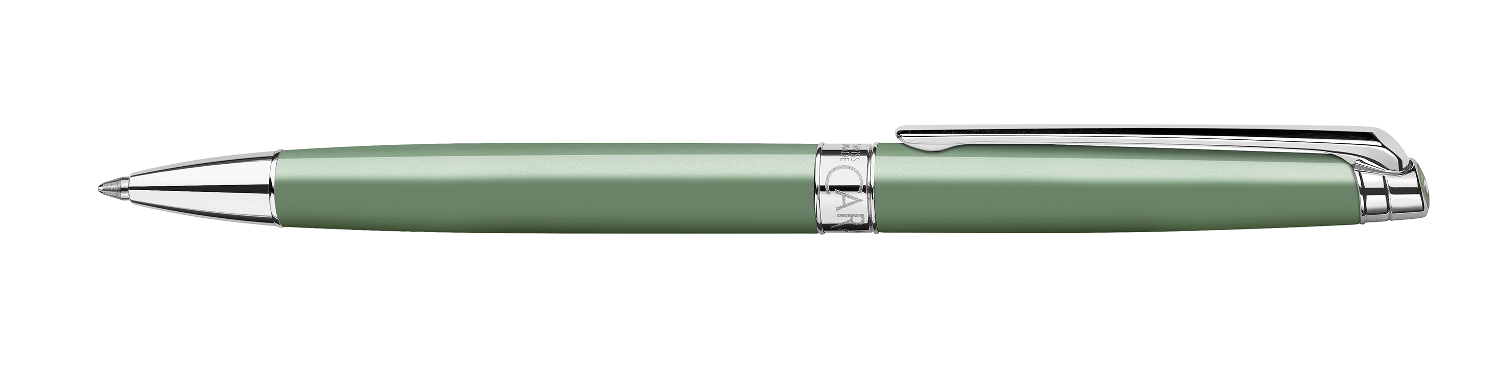 Leman V2 Collection Slim - Sage Green lacquered, Ballpoint Pen