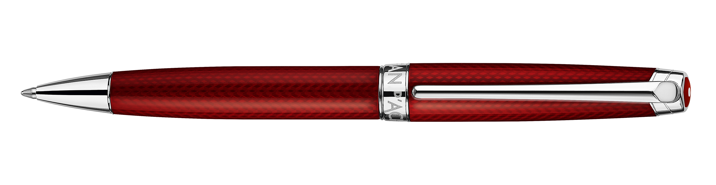 Leman V2 Collection Rouge Carmin silver Ballpoint Pen
