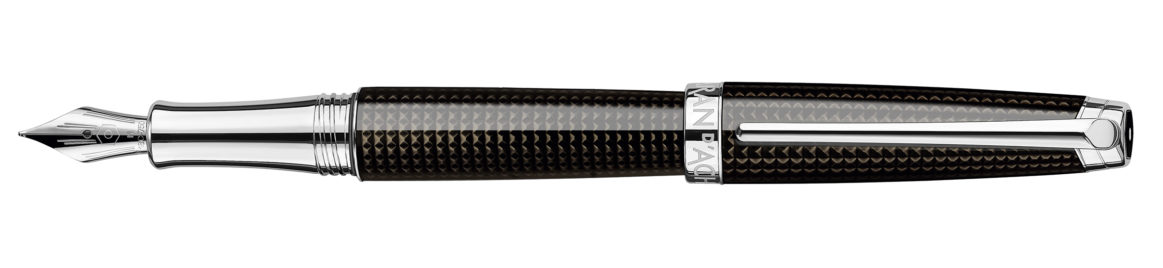 Leman V2  Collection De Nuit silver plated/rhodium coated Fountain Pen M