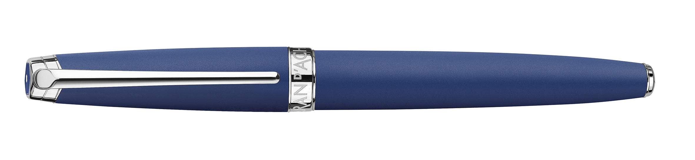 Leman V2 Collection Blue night lacquered mat, silver pl./rhodium coated Fountain pen, nib M