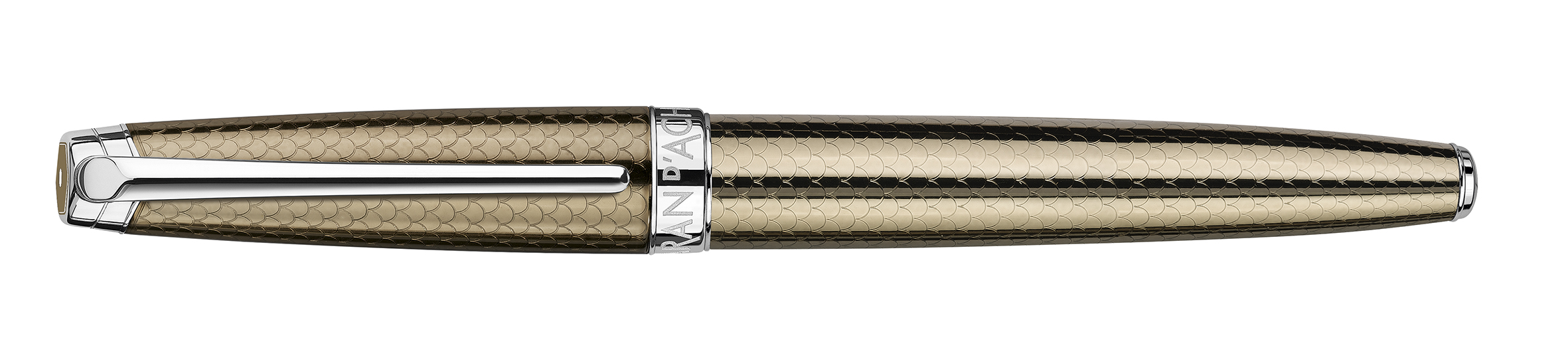 Leman Collection Caviar, Silver plated / Rhodium Coated Fountain pen, nib M