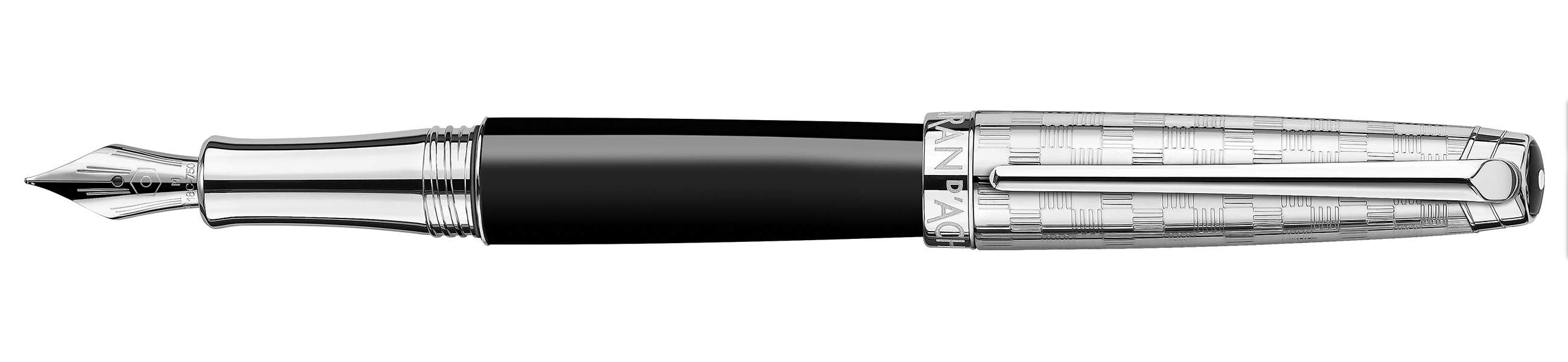 Leman Damier Fountain Pen M  pen with leather case