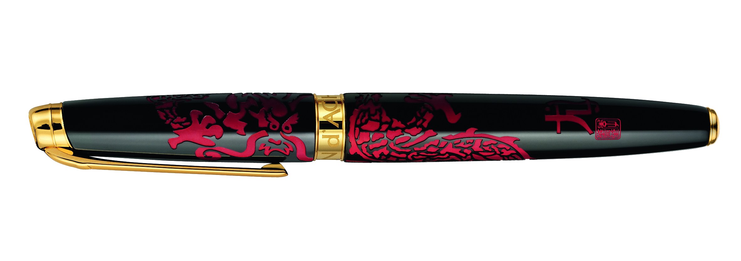 Dragon Li Qiang Sheng, Fountain pen M, goldpl...