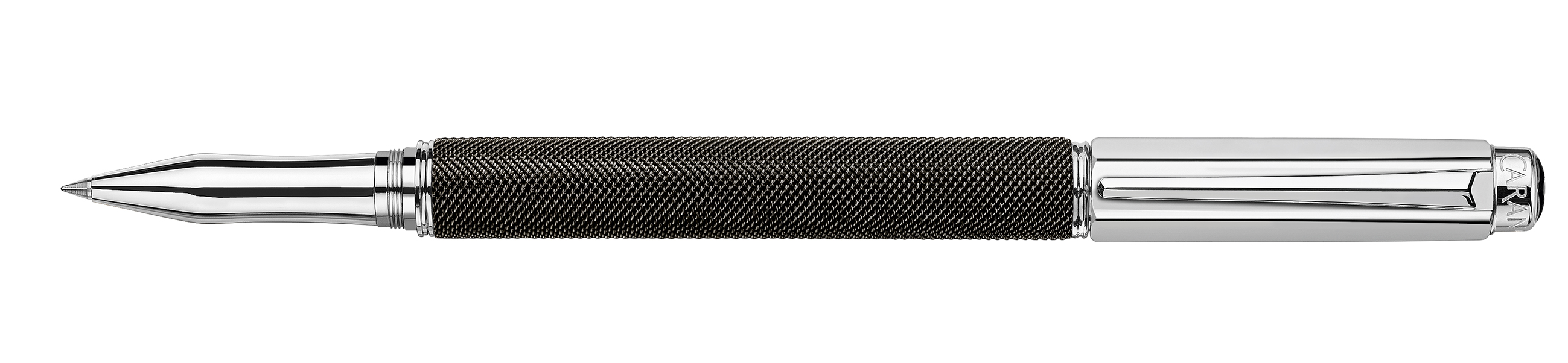 Varius Collection Ivanhoe, black / rhodium coated Roller pen