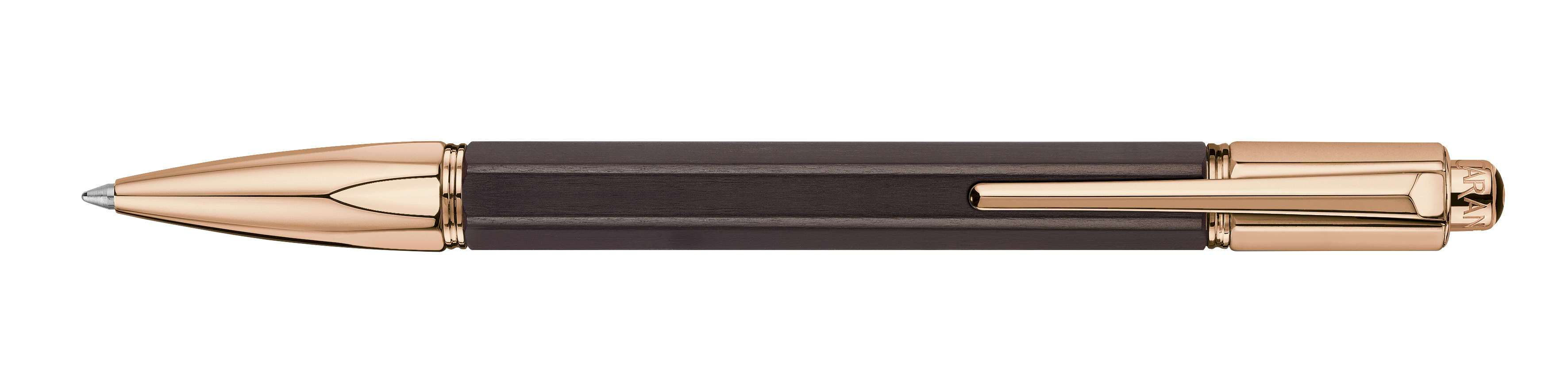 Varius Collection Ebony Rose Gold plated..Ballpoint Pen