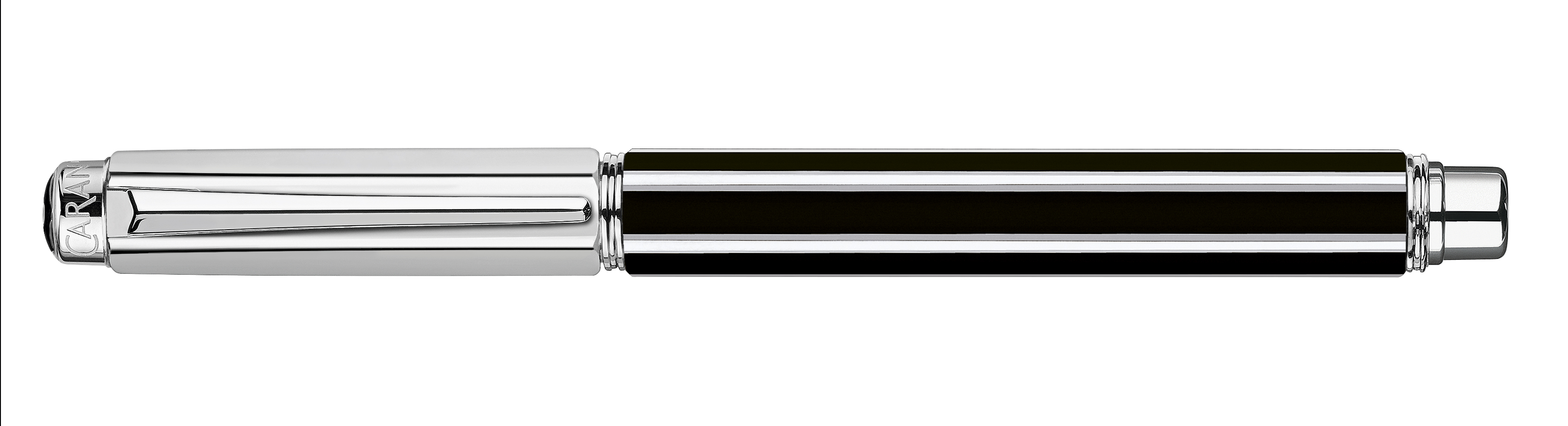 Varius Collection China lacquer,Black, silverplated, rhodium coated Fountain pen, nib M