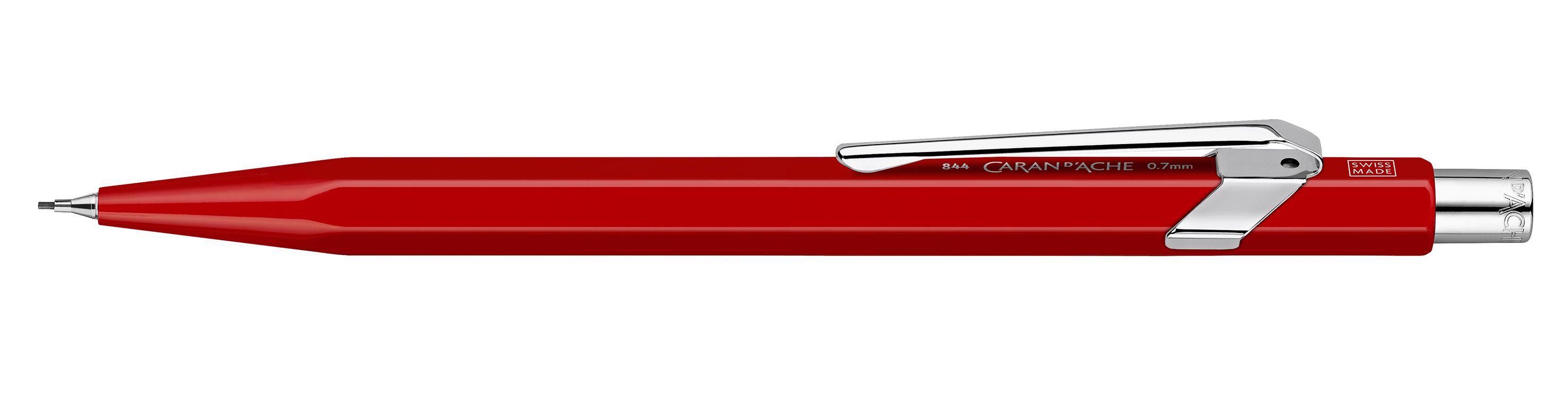 Mechanical pencil metal red