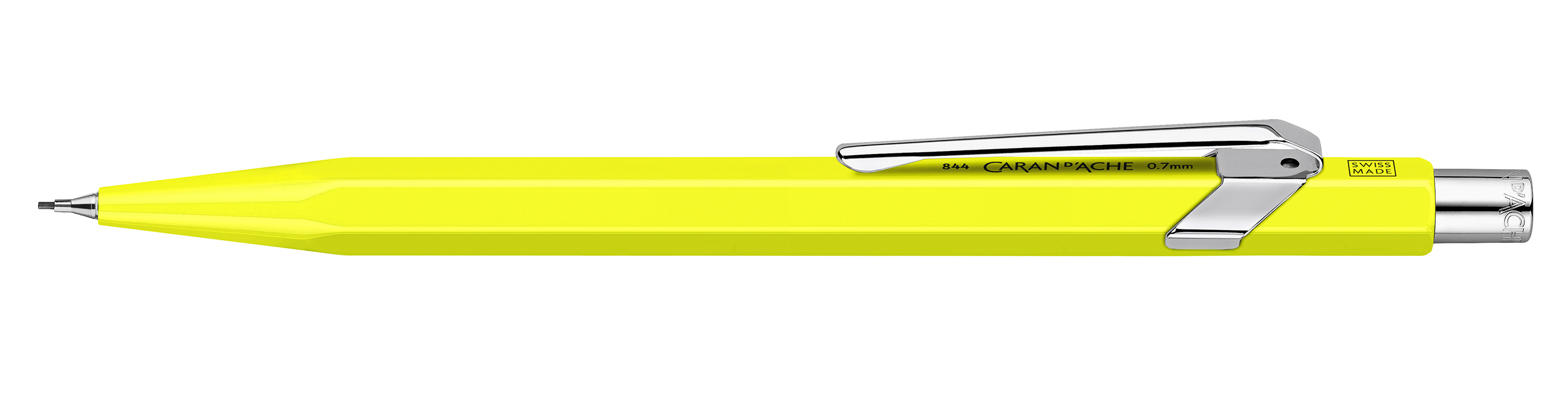 Mechanical pencil metal fluo yellow