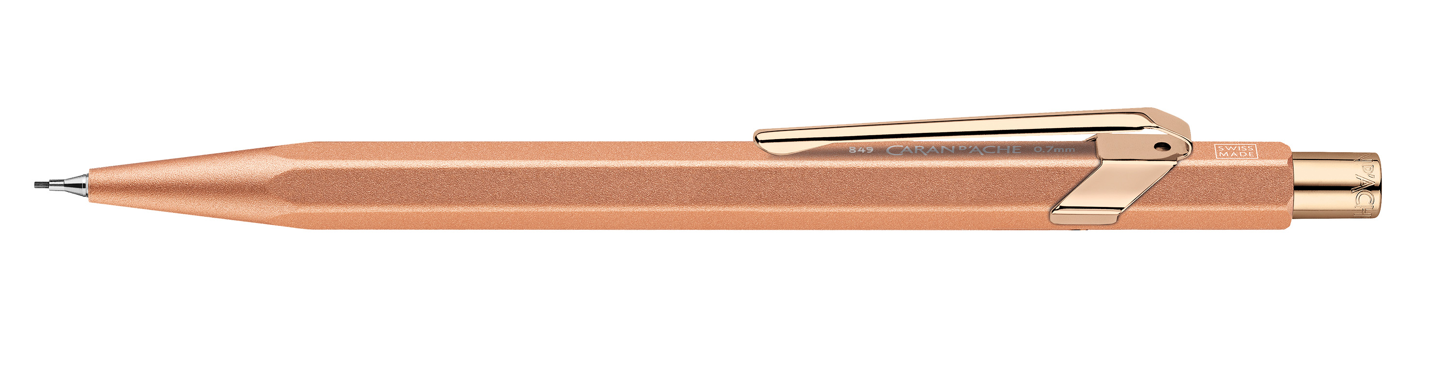 Mechanical pencil metal Brute Rose in Slim Pack