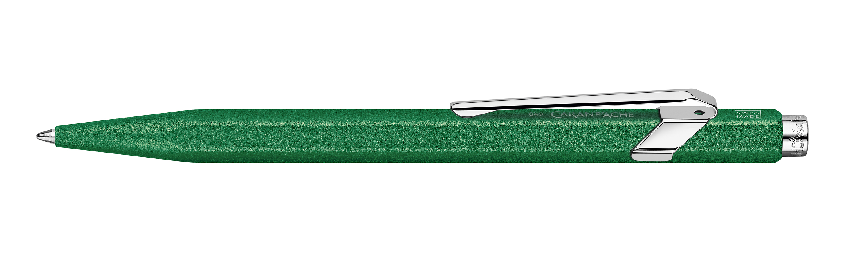 Ballpoint pen 849 Colormat-X Green- black ink cartridge