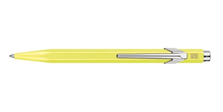 849 Ballpoint Neon Yellow in Slimpack