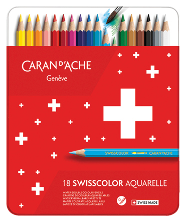 Swisscolor Metal Box 18 Colors