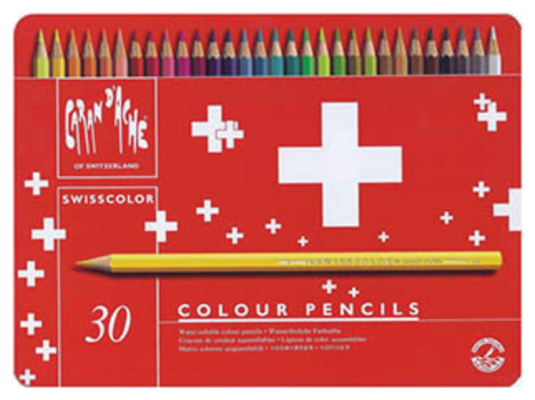 Swisscolor Metal Box 30 Colors